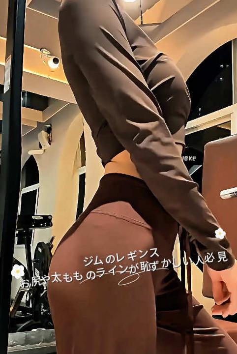 運動したら汗でパンツが肌に張り付いて超不快！ #体型カバー #骨格ウェーブ #ジム女子 #ヨガウェア #筋トレ女子