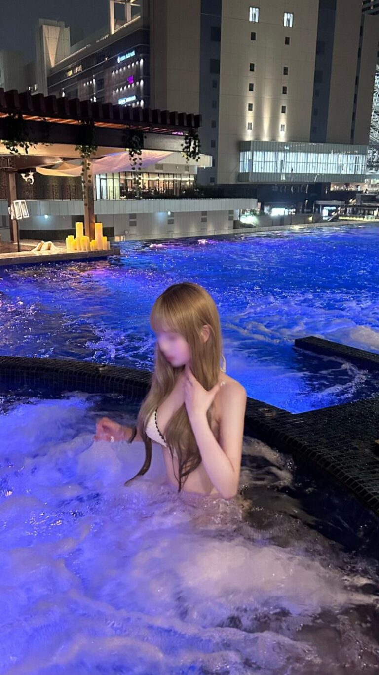 人が少なくてゆっくり過ごせた♡#fyp #水着 #ビキニ #ナイトプール #大阪