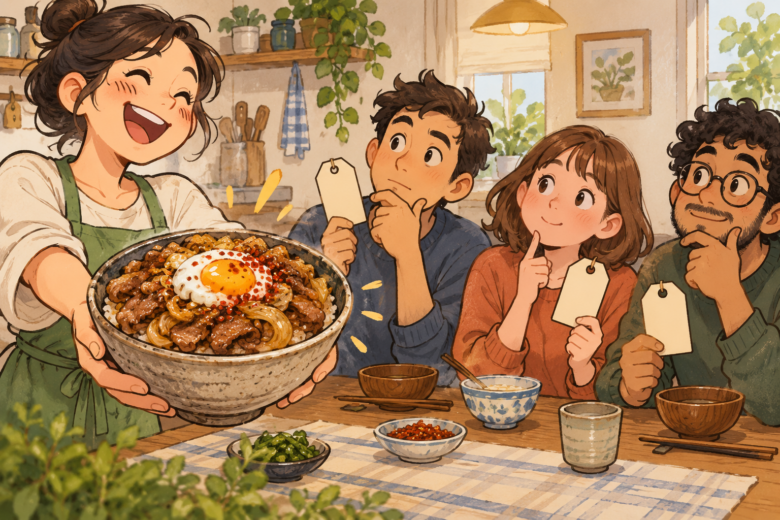 記事の感想を表現したイラスト