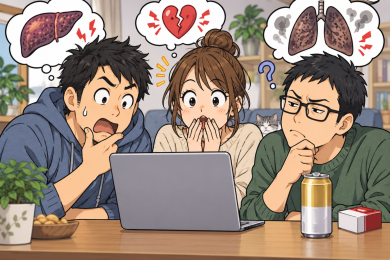記事の感想を表現したイラスト