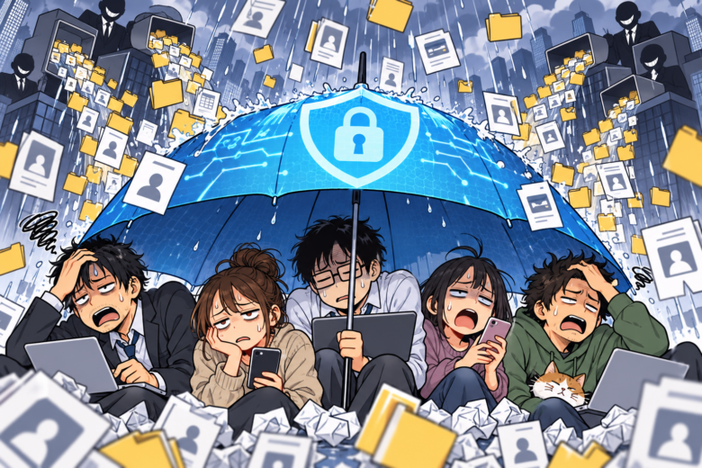 記事の感想を表現したイラスト
